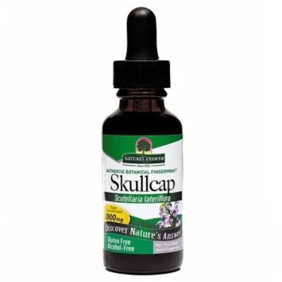 Nature's Answer Skullcap Extract 30ml 2,000 mg Root Herbal Liquid BB DATE DEC/23