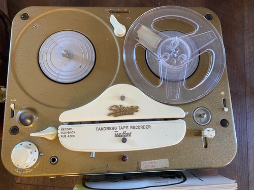 Vintage Tandberg++ #3 w/ case reel-to-reel player recorder (GG)