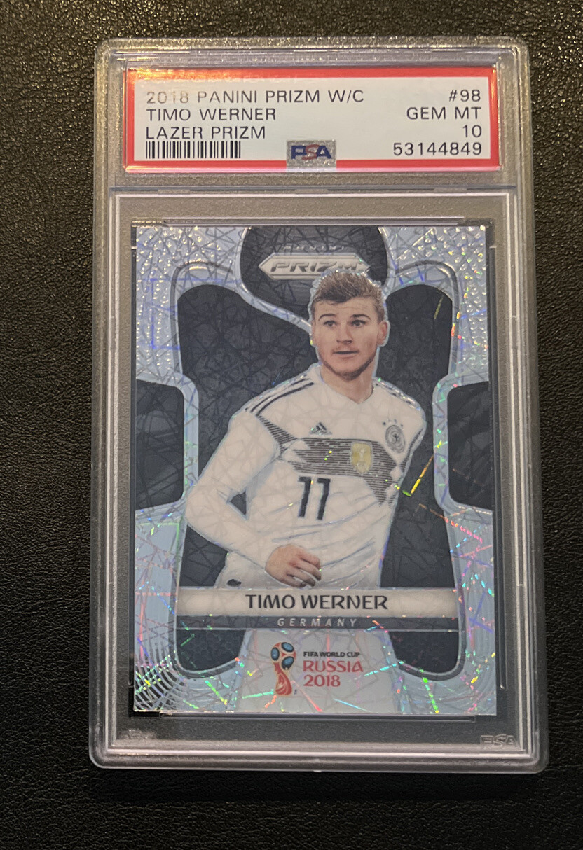 2018 Panini Prizm World Cup #98 Timo Werner Lazer Prizm PSA 10 GEM MINT
