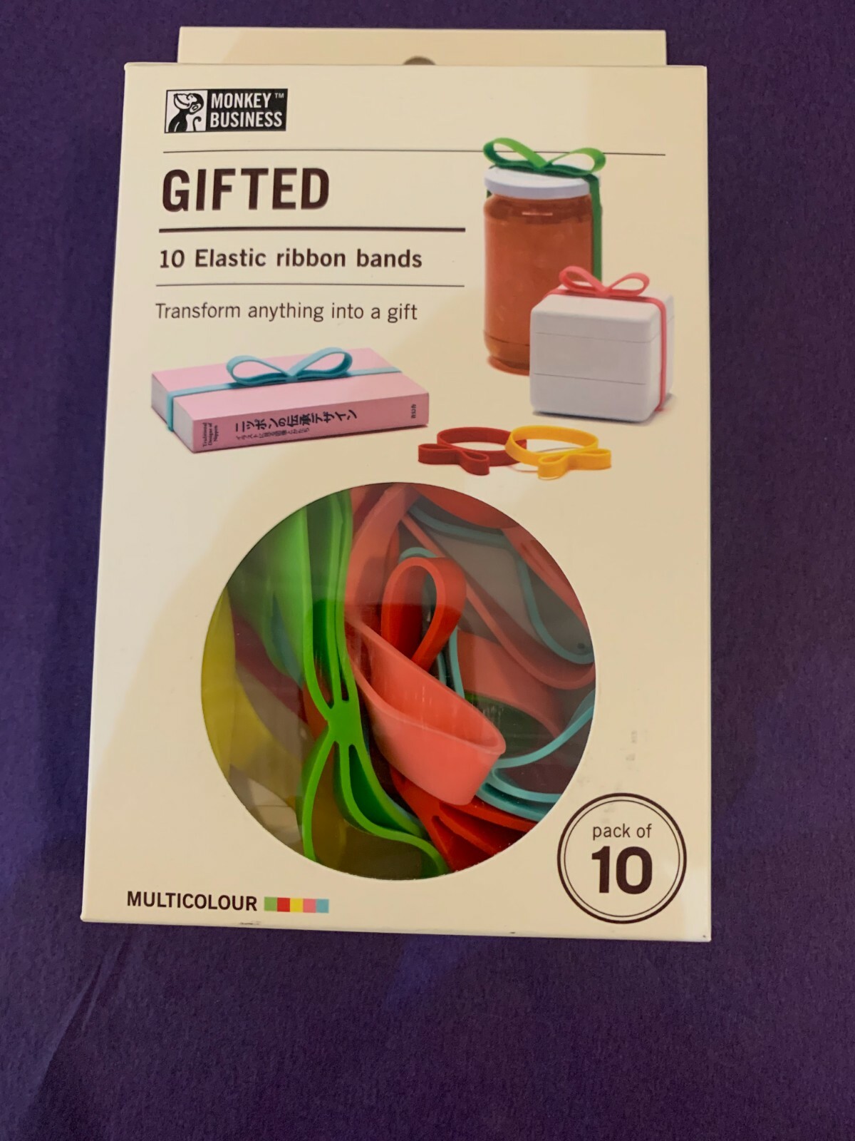 GIFTED Elastic San Antonio Mall Ribbon Bands Monkey by Business