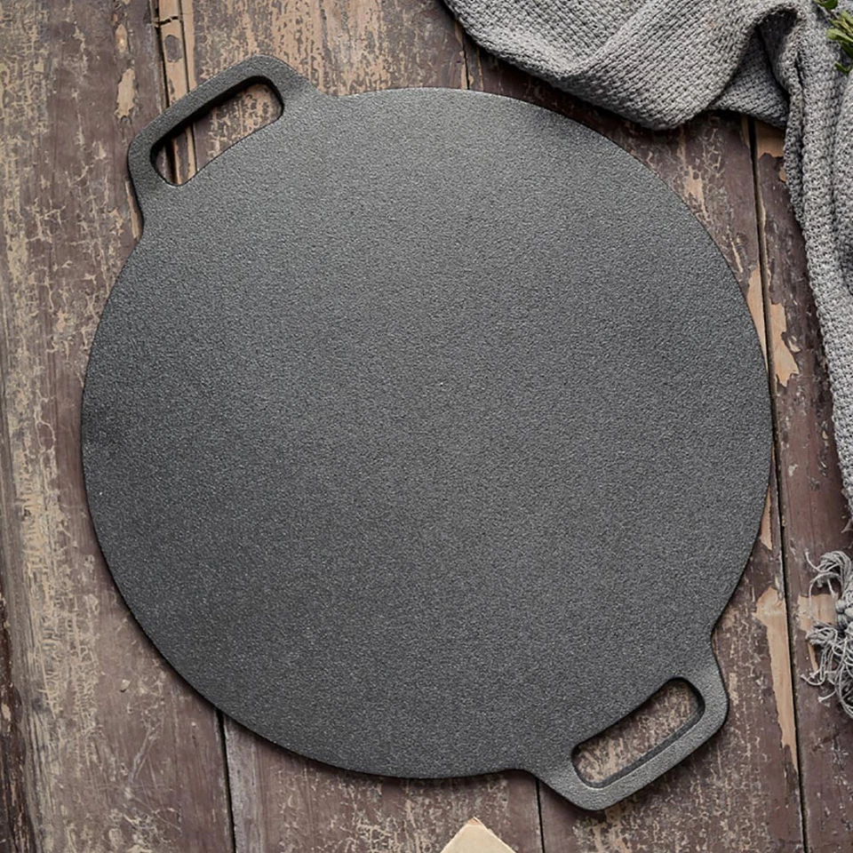 Cast Iron Pancake Pan Healthy Iron Frying Pan Uncoated Pan Egg Pancake Tool Sets - Image 4 of 4