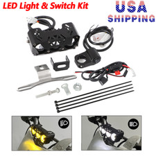 Universal For Honda Yamaha Kawasaki Dirt Bike LED Light Headlight Switch Kit US