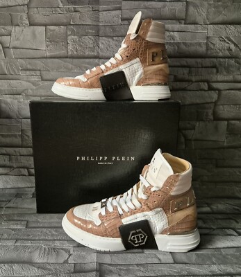 PHILIPP PLEIN COCCO HI-TOP KICKS PHANTOM $UPERSTAR / 41 / NEU /
