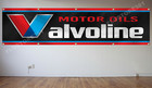 Valvoline Oil Flag Banner 2X8Ft Automotive Racing Flag Wall Decor Garage Mancave