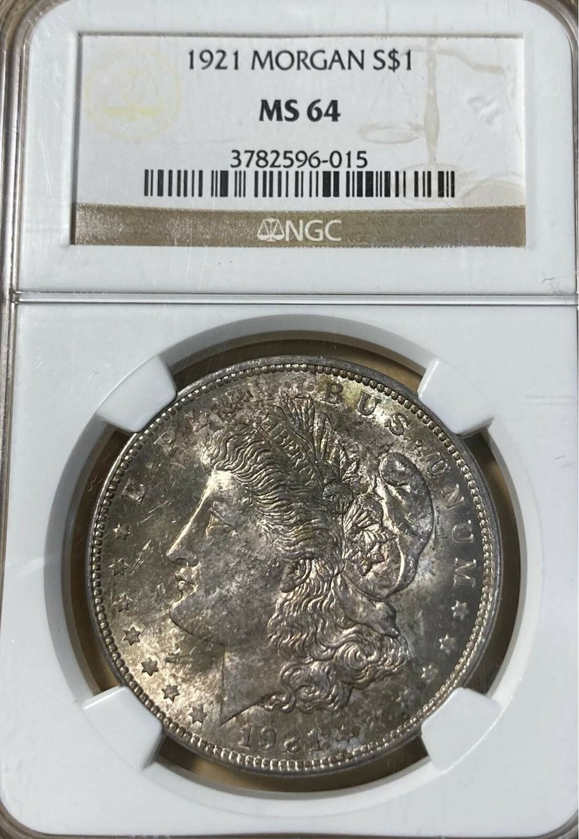 1921 Morgan Dollar銀貨 MS 64 NGC MintProducts > Classic Silver Dollars > 1921 Morgan Silver Dollar