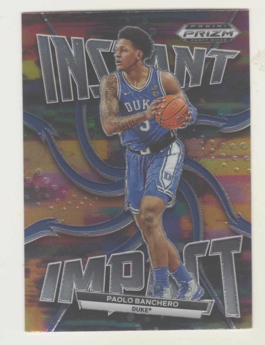 2022-23 Panini Prizm Draft Picks INSTANT IMPACT PAOLO BANCHERO RC
