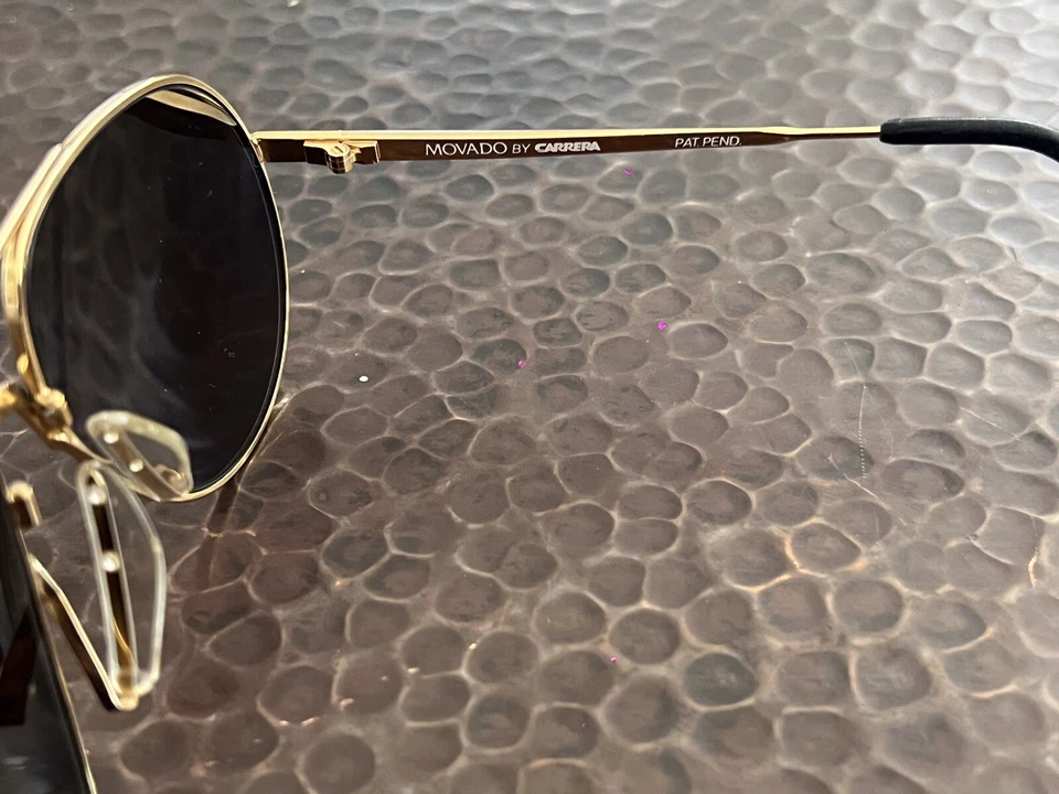 Gafas de sol unisex vintage Movado By Carrera 5450-49 60--15 130 hechas en Austria Foto 4 de 4