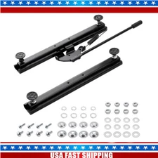 Racing Seat Adjustable Slider Steel Rail Track Fit For Go Kart Off Road Hot