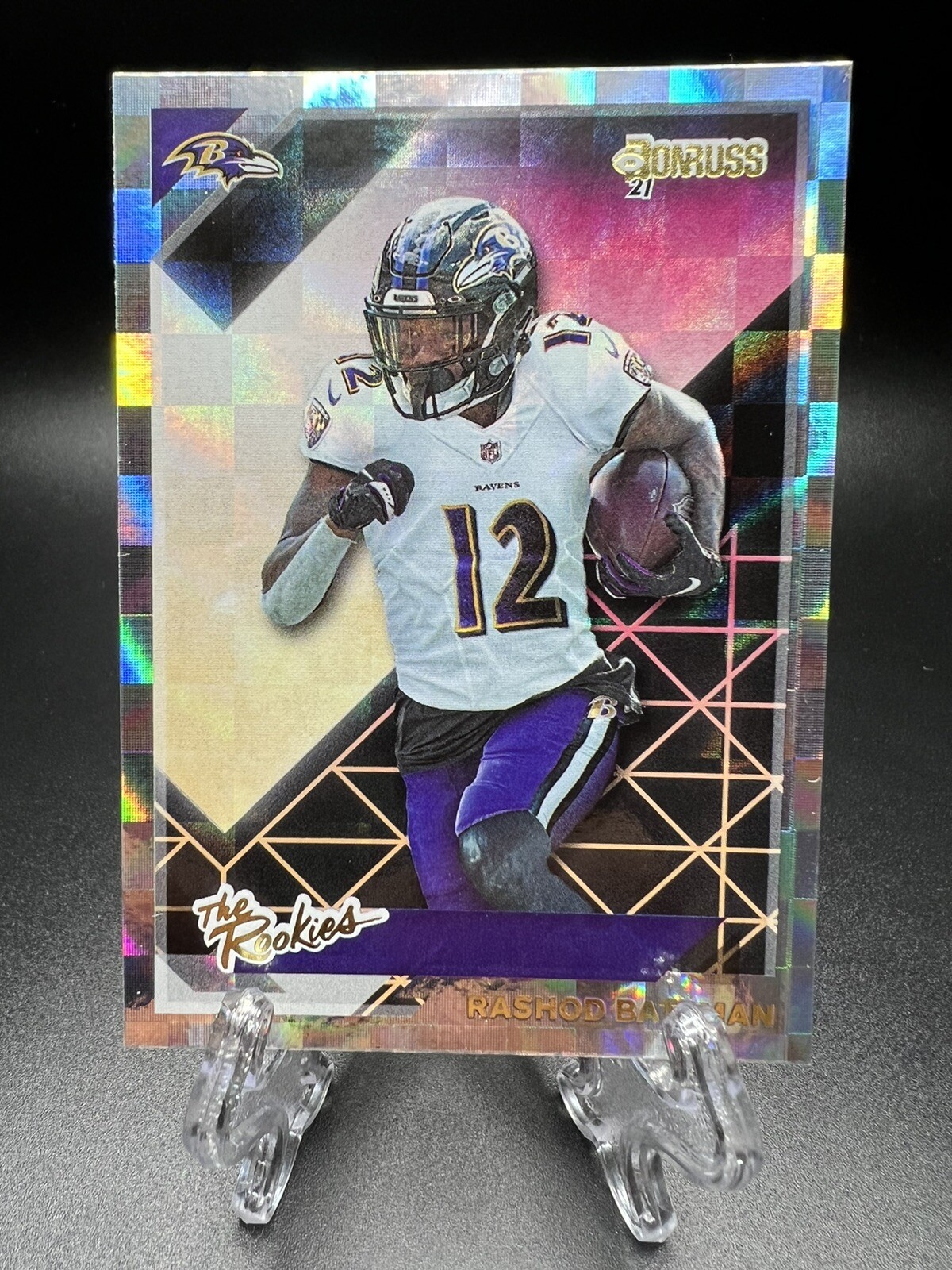 2021 Donruss The Rookies Rashod Bateman RC Baltimore Ravens #TR-RBA 0092