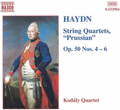 Haydn String Quartets Prussian, Op. 50, Nos. 4-6