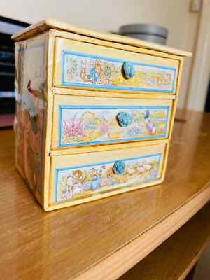 1992 Beatrix Potter Truhe / SELTEN / SAMMLERSTÜCK 