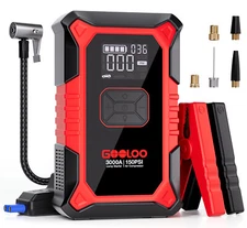 GOOLOO A3 Jump Starter with Air Compressor, 3000A Portable Car Battery Booster 