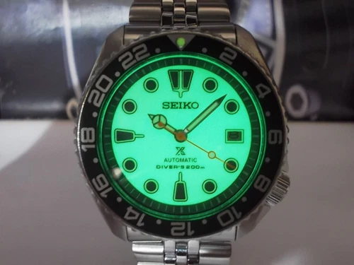 SEIKO 150M DATE DIVERS AUTO MENS WATCH 7002-7001 'LUMINOUS PROSPEX' (SN 082168)