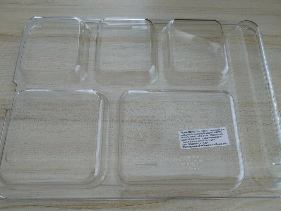 Cambro 10146DCWC135 Camwear 10" x 14 3/16" Tapa Bandeja para Servir Transparente - Caja de 23 Foto 2 de 4