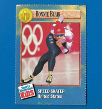 1994 SI Sports Kids BONNIE BLAIR Card Women Ice Speed Skating Olympics 'VG' #233