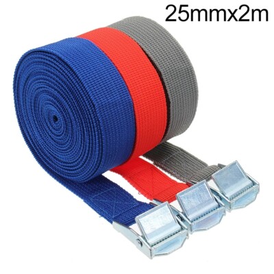 Lashing Strap Fastening Strap 2 Metre Car Car Mount Cargo Securing 