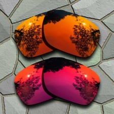 Red Orange Violet Red Lenses Replacement For-Oakley Holbrook OO9102 Polarized