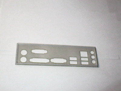 Plaque I/O Shield Arrière Pour Carte Mère GIGABYTE GA-H81M-S2PV (en PLA, Occasion)