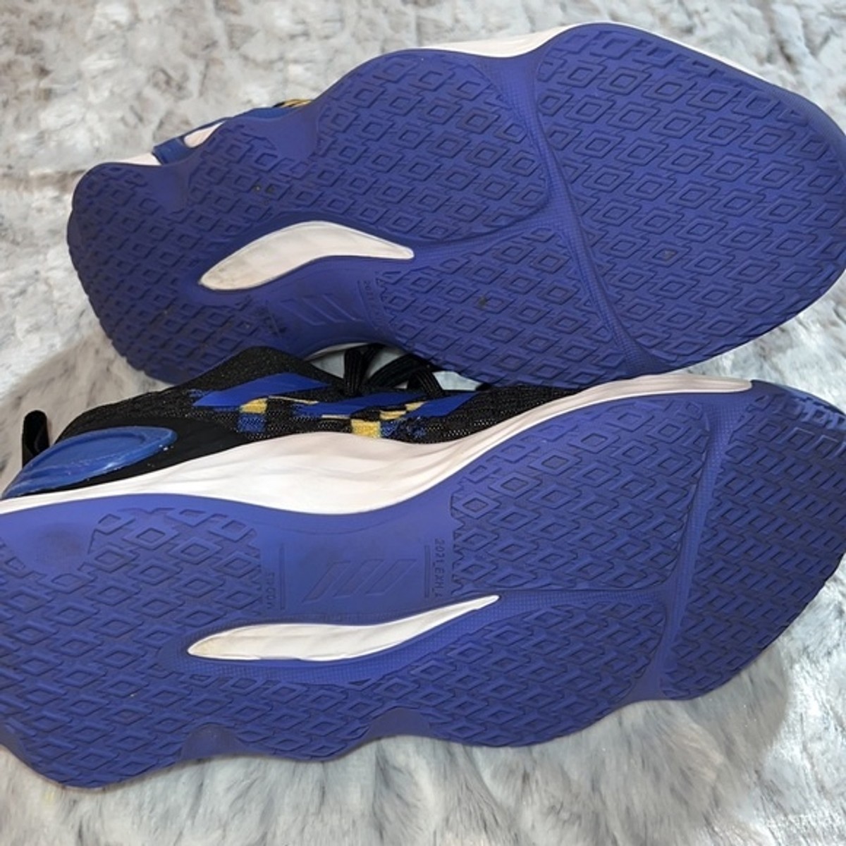 Adidas Exhibit A Basketball Shoes Black Royal Blue Men’s Size 6.5 Adidas Exhibit A New Basketball Shoes Sneakers Black Royal  main image 4