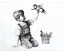 Banksy The Game Changer Graffiti Art 8 x 10 Print Photograph Picture Photo