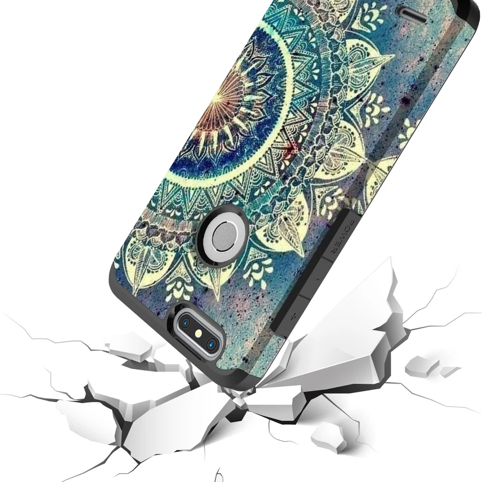 For ZTE Blade Z Max / ZTE Sequoia / ZTE Zmax Pro 2 Hybrid Graphic Case - Image 4 of 4