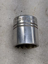 Vintage Indestro 3/8 DRIVE 12 POINT 3/4" Standard Socket 6224