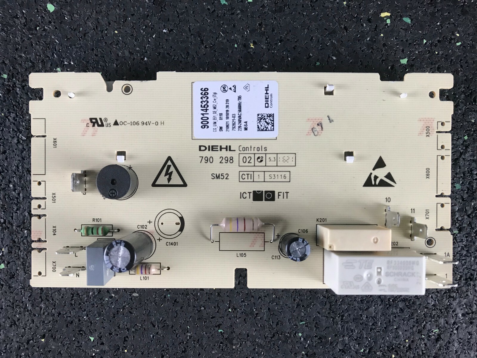 Siemens Herd Backofen Elektronik Steuerung OC-106 94V-0 H 