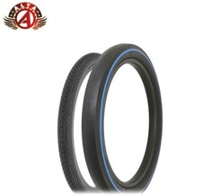 VINTAGE SCHWINN STYLE BRICK 20 X 1.75 W/ 20 X 2.125 S2 WIDE SLICK BLUE LINE TIRE