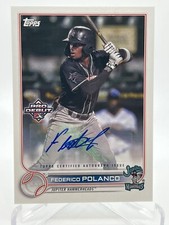 2022 Topps Pro Debut Federico Polanco Prospect Auto Autograph PD-190 Hammerheads