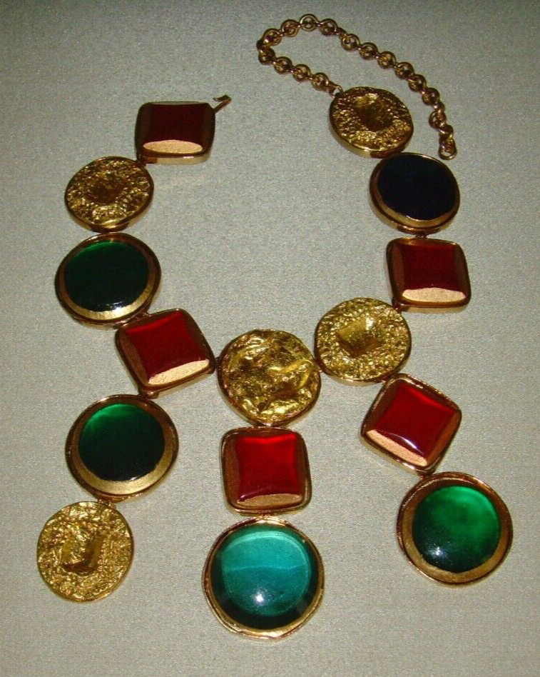 Kenneth J Lane (KJL) Statement Bib Necklace - image 12