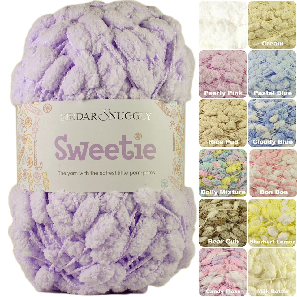 Sirdar Snuggly Sweetie 200g Pom Pom Baby Knitting Yarn