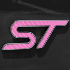 Bocadecals Carbon Fiber St Emblem Overlay Decals For Ford Explorer St Set Of 2