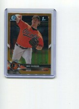 2018 Bowman Chrome Gold Refractor Mike Baumann 1st Bowman 46/50