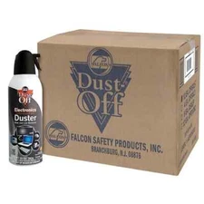 Falcon Dust-Off Compressed Gas Duster, 10 oz., 12 Pack  ( Free Shipping )