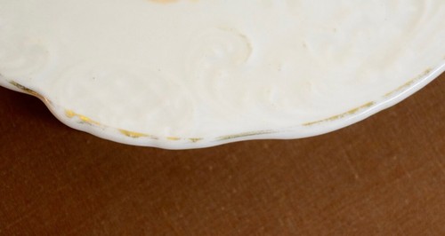 Lot of 3 antique German 5-3/4" porcelain plates, with fairy tales; see listing - Picture 6 of 7