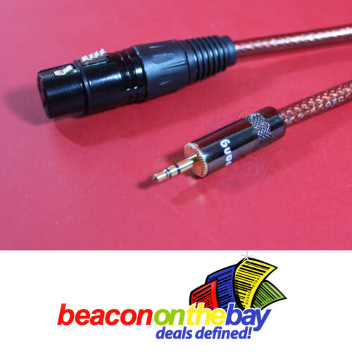 1.5m Australian Made Mini Jack 3.5mm Balanced TRS to XLR Female Audio Link Cable - Photo 1 sur 3