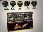 BRAND NEW FUNKO POP SET PHILADELPHIA EAGLES SUPER BOWL 5 PACK NIB BARKLEY HURTS