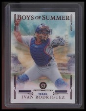 2025 Panini Boys of Summer #21 Ivan Rodriguez Red #/175