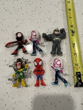 Lot of 6 Marvel Spidey  His Amazing Friends 2.5  Action Figures w/ Ock Miles