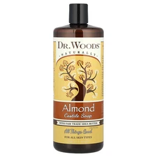 Almond Castile Soap with Fair Trade Shea Butter, 32 fl oz (946 ml)