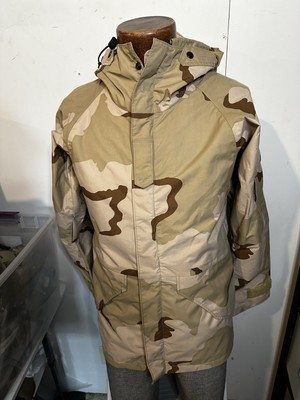 Desert Hard Shell Hooded Parka Cold Weather Jacket Small Regular