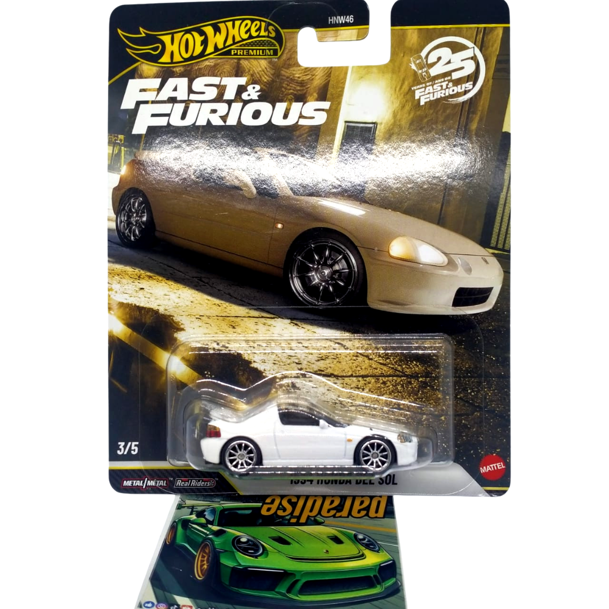 Hot Wheels 2026 25th Fast & Furious Premium 1994 Honda Del Sol New