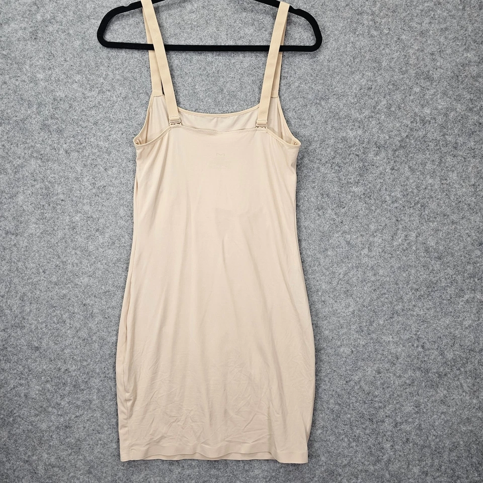 Maidenform Shapewear Dress Womens XL Nude Tan Slip Bodycon Tummy Control Stretch - Image 2 of 4