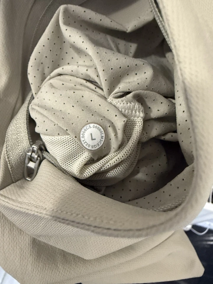 Lululemon New Venture Blazer Large Beige M3CEQS Men’s L - Image 3 of 4