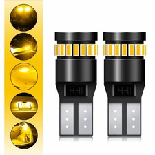 Full LED Amber Lens Front Side Marker Lights For 2004-2008 Chrysler Crossfire