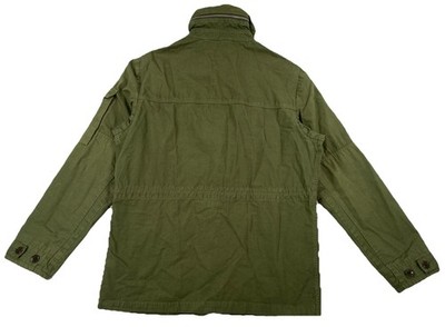 J Crew NX-631 M65 Military Mechanic Field Jacket Hooded Green
