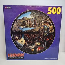 Vintage Kirwan Dream Of Euripedes 500 Puzzle Circle Fantasy USA Made 1995 RARE