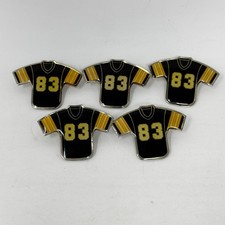 PITTSBURGH STEELERS VINTAGE #83 HEATH MILLER Enamel Lapel Pin STARLINE INC. 80s