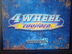 CIB 4 Wheel Thunder (Sega Dreamcast, 2000) Complete *TESTED*