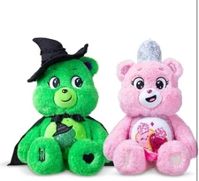 Care Bears x Wicked 2-Pack - Love-a-Lot Bear as Glinda & Good Luck Bear as Elpha